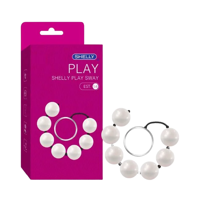 Shelly Play Sway Anal Beads 24mm Relaxing Pleasure Toy