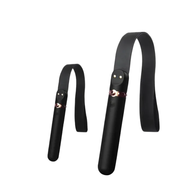 Shelly Play Temptation BDSM Leather Whip & Massager