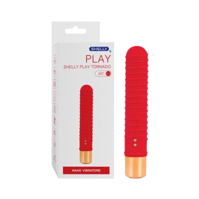 Shelly Play Tornado Deep Intense Vibrating Massage Stick