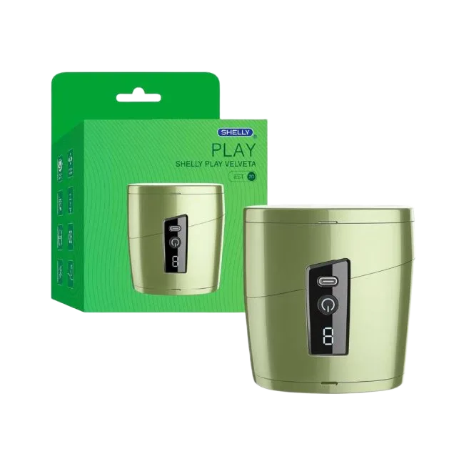 Shelly Play Velveta Compact Heated Automatic Silicone Masturbator
