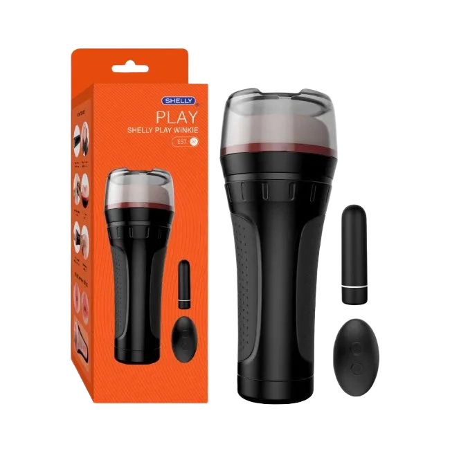 Shelly Play Winkie Multi Function Vibrating Male Masturbator
