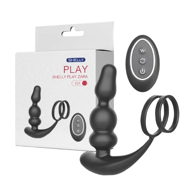 Shelly Play Zara Curved Anal Vibrator Pro Male Sex Toy