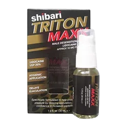 Shibari Triton Maxx Delay Spray Lidocaine 20%