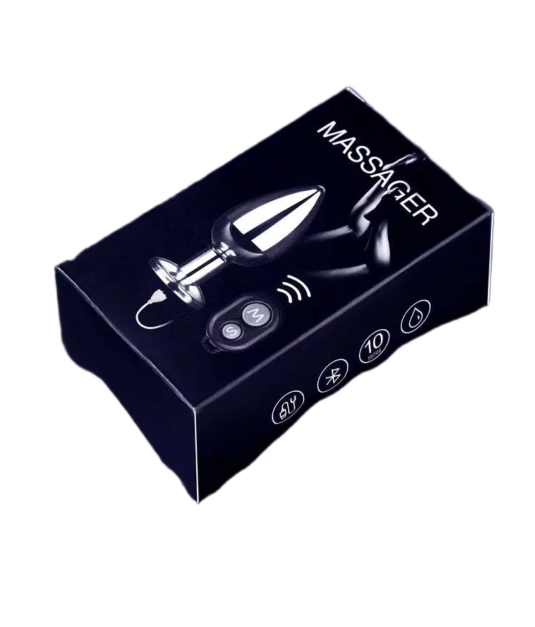 Shina Vibrating Anal Plug Strong Pulsating Stimulation