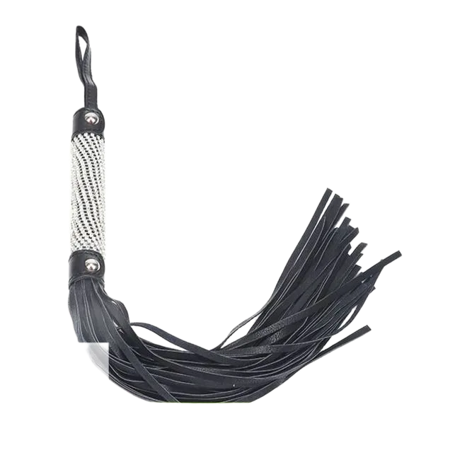 Short Leather Whip BDSM Luxury Fetish Intensifier