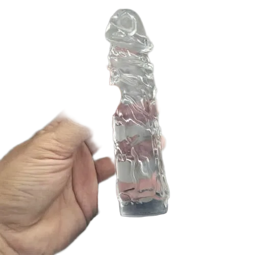 SHP1434 Transparent Strap-On Realistic Male Masturbator
