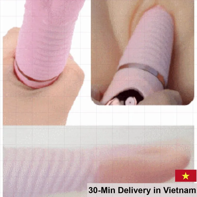 SHP232 Tongue Head Silicone Vibrator Japanese Design Pink