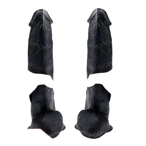 SHP336 Black Realistic Large Suction Vibrator Toy
