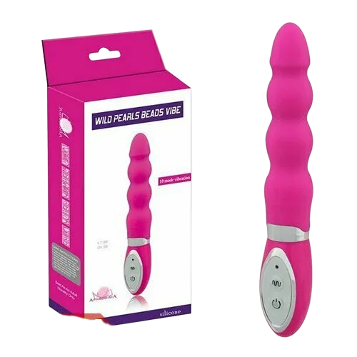 SHP521 Multi-Ribbed Versatile Silicone Dildo with Thrusting Vibration