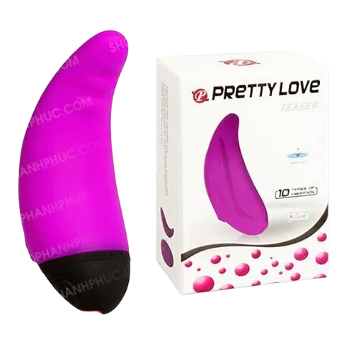 SHP553 Petti Lovier Heartbeat Tongue Licking Vibrator