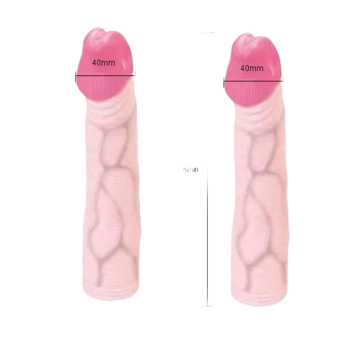 SHP860 Penis Enlarging 6cm Extender Safe Condom