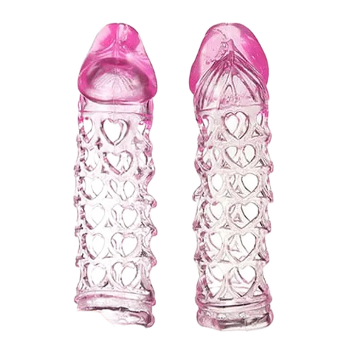 SHp864 Mesh Sleeve Enhancer Condom Durable Powerful Support