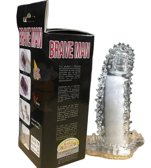 SHP865 Japan-Gear Textured Vibrating Penis Extension Sleeve
