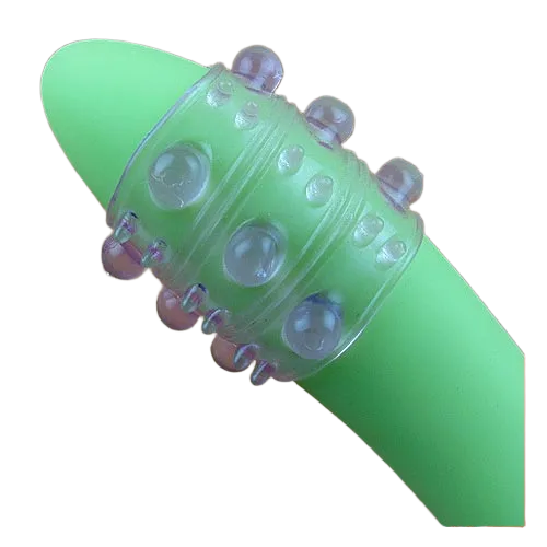 SHP959 Textured Ribbed Girth Enhancing Silicone Penis Sleeve Condom