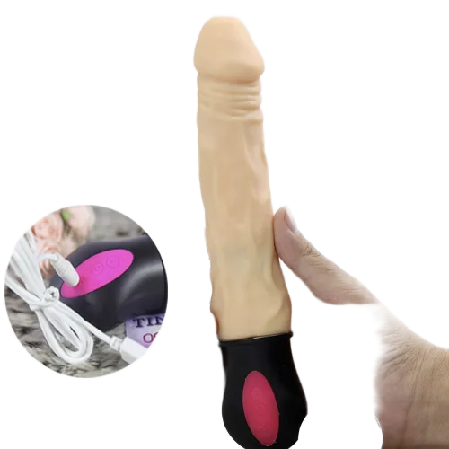 Silent Vibrating Thrusting Dildo Japanese 30 Modes Heat