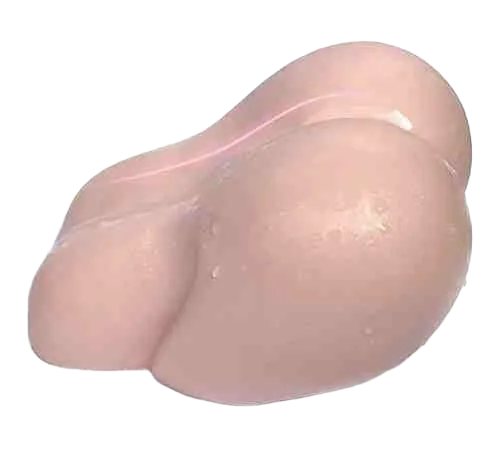 Silicone 4D Half Body Realistic Buttocks Toy