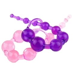 Silicone Anal Beads Prostate Stimulator Medical Grade Multi Color