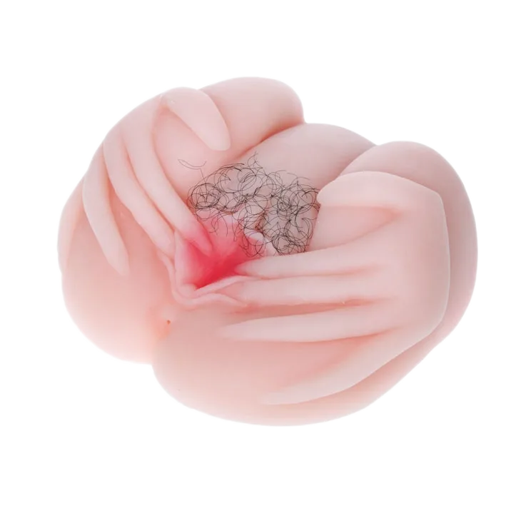 Silicone Buttock with Attached Premium Vaginal Toy
