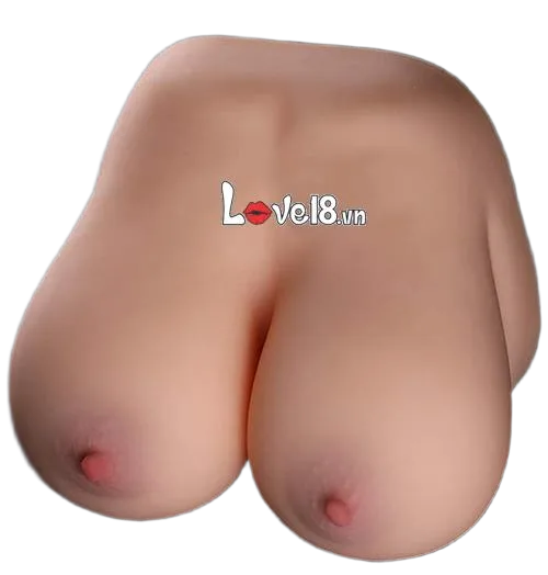Silicone Chest Realistic Male Masturbator With Artificial Vagina