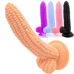 Silicone Corn-Shaped Novelty Dildo 20x15x4cm