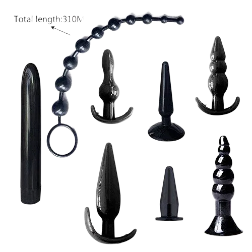 Silicone Couple’s Pleasure Kit 10pcs Safe Stimulator