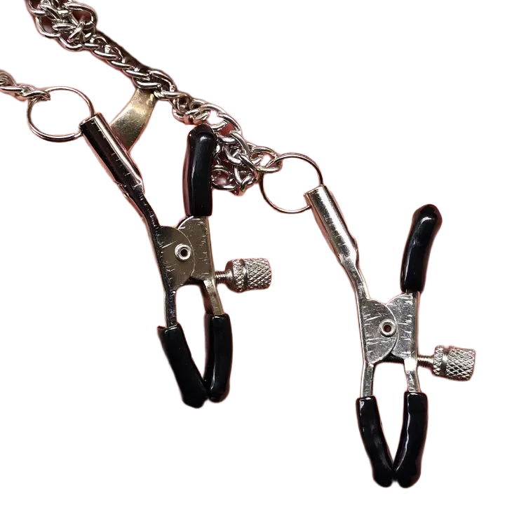 Silicone Covered Nipplet Clamps BDSM Mild Pain Safe Sensation Toys