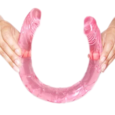 Silicone Double-Ended Flexible Long Dildo 45cm Soft Non-Toxic Material
