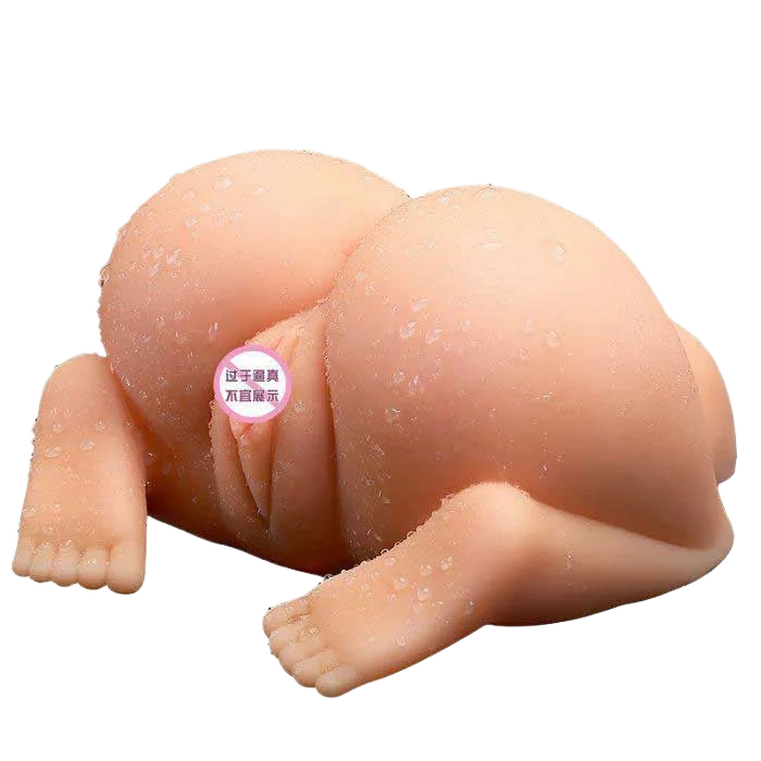 Silicone Dual Hole Butt Masturbator Pumpable Premium Male Toy