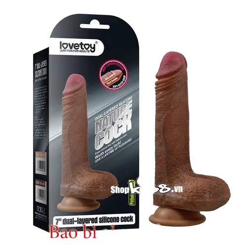 Silicone Dual Layer Realistic Dildo Wall Mount Female Male Couples Toy