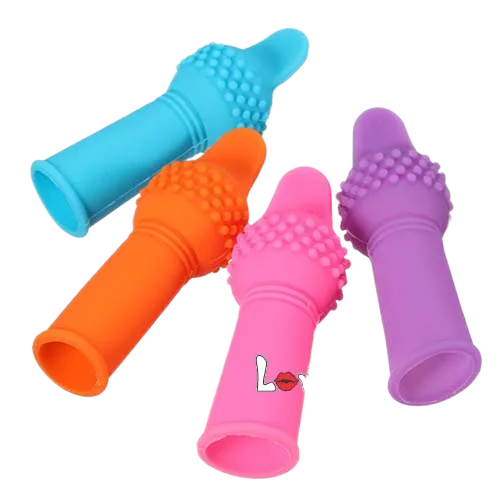 Silicone Finger Condom with Nubs for Enhanced Passion
