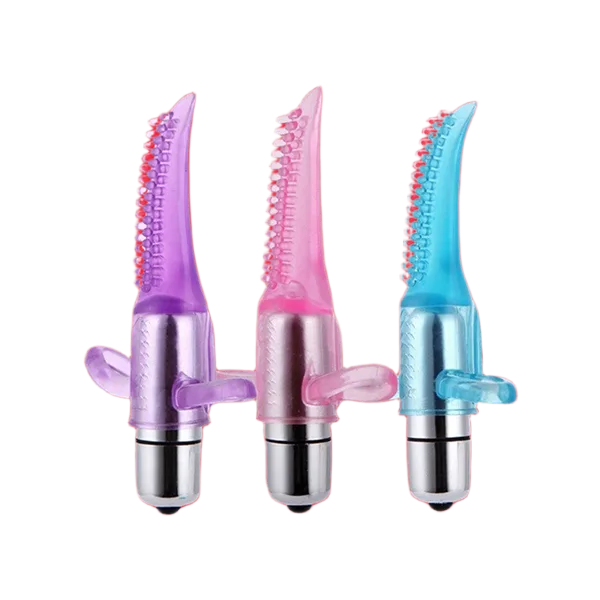 Silicone Finger Love Tongue Vibrator For Women