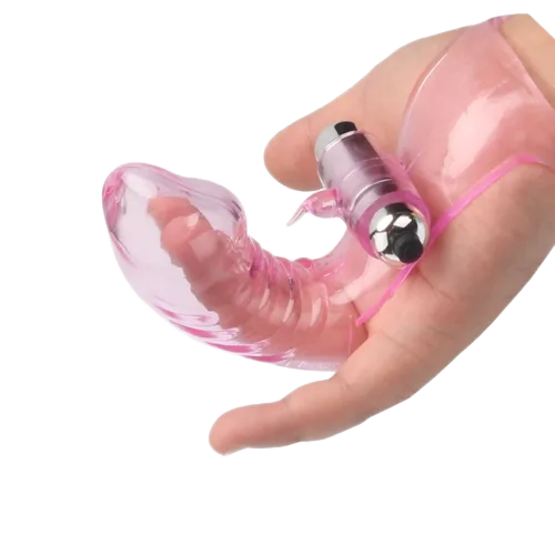 Silicone Finger Vibrator Couples Foreplay Intense Stimulation