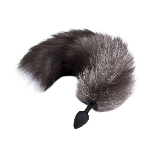 Silicone Fox Tail Anal Plug Sexy Cosplay Stimulator