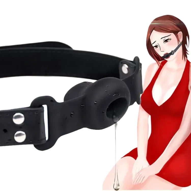 Silicone Gag Ball With Hole BDSM Safe Breathable