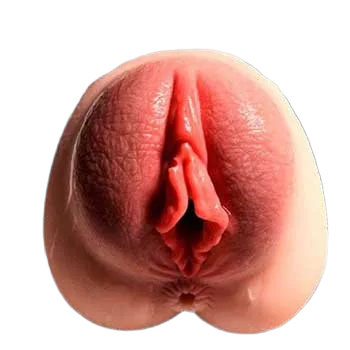 Silicone Handheld Realistic Male Masturbator 3D Soft Pink