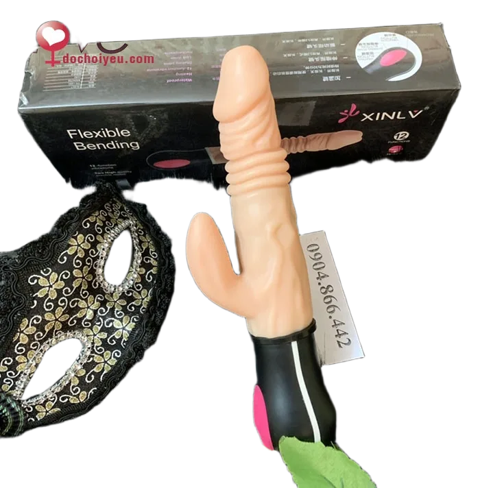 Silicone Heated Rotating Vibrating Female Pleasure Device