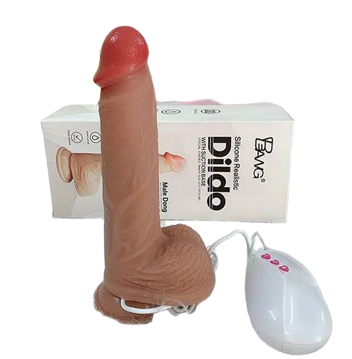 Silicone Heating Vibrating Realistic Female Dildo 22cm