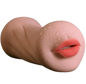 Silicone Male Oral Masturbator Soft Stretchable 18cm Relief Toy