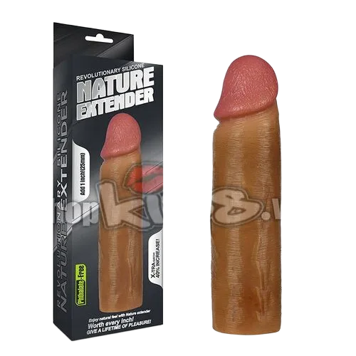 Silicone Natural 3cm Extension Sleeve Soft Male Delay Enhancer