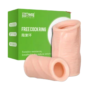 Silicone Penis Extender Sleeve Delay Condom Set