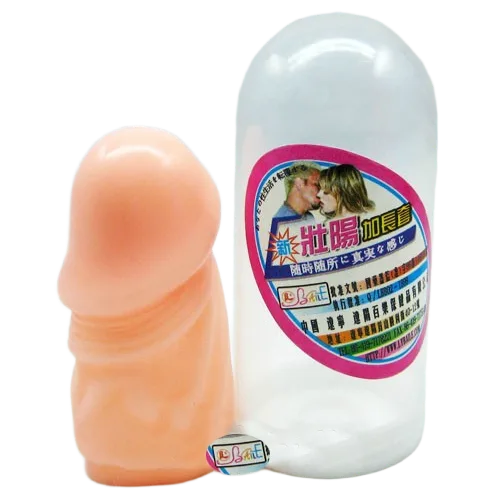 Silicone Penis Extension Sleeve Enhance Size Delay Lasting