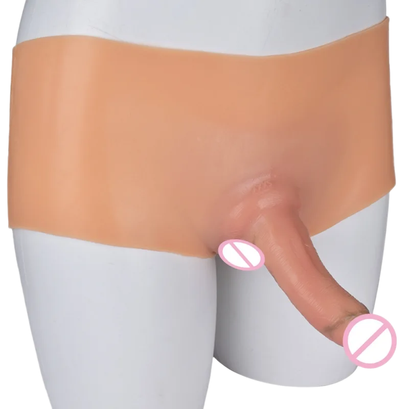 Silicone Penis Wearing Underwear Multiple Sizes