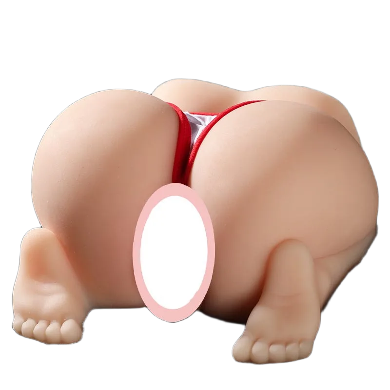 Silicone Realistic Rimming Vibrating Double-Entry Masturbator