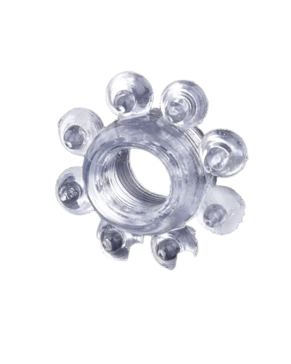 Silicone Ring With Spikes Extends Erections Enhances Size And Sensation