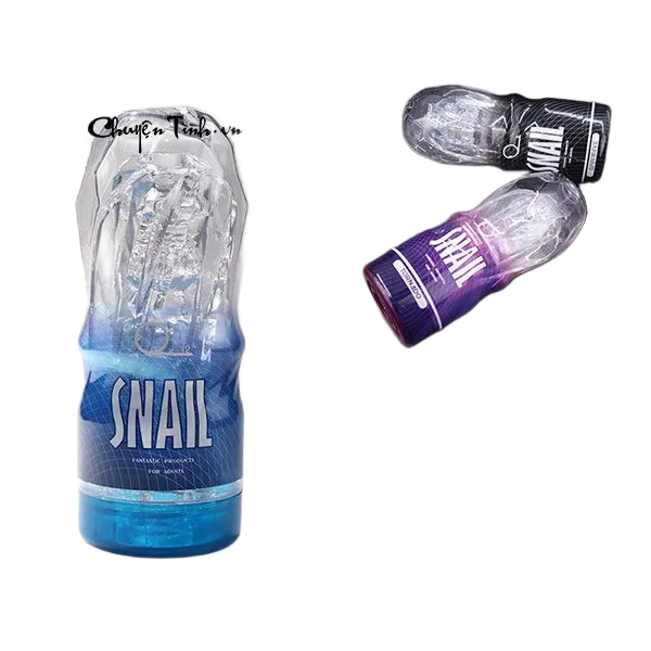 Silicone Snail Cup Male Masturbator Soft Realistic Texture