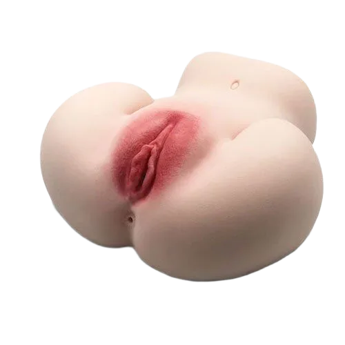 Silicone Soft Realistic Female Masturbator Lying Down Pink