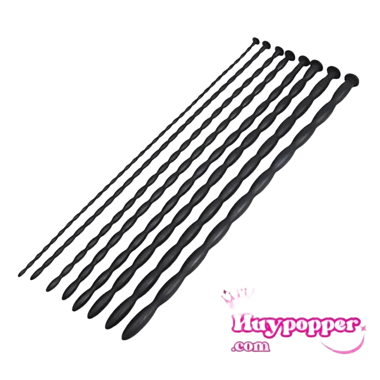 Silicone Urethral Sounds 4 Sizes Safe Flexible Set
