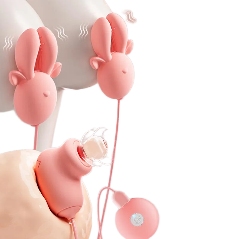 silicone vibrating nipple clamp egg female pleasure toy