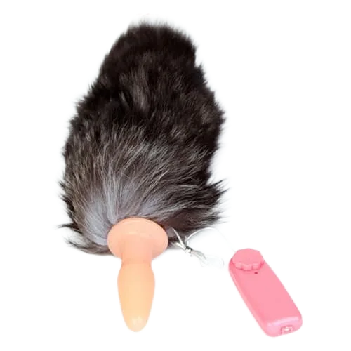 Silicone Wolf Tail Plug SM Anal Stimulator High Pleasure SHP1010