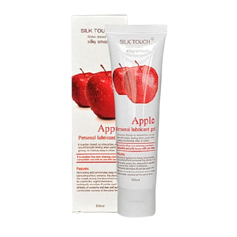 Silk Touch Apple Scented Lubricant 100ml Natural Safe Formula